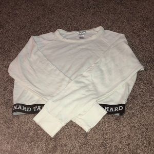 Hard tail white sweatshirt